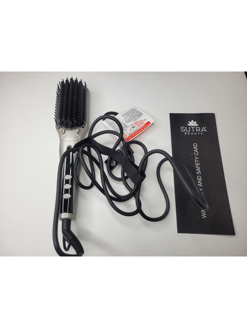 Sutra Beauty TOURMALINE Infused Ceramic Heated Straightening Brush